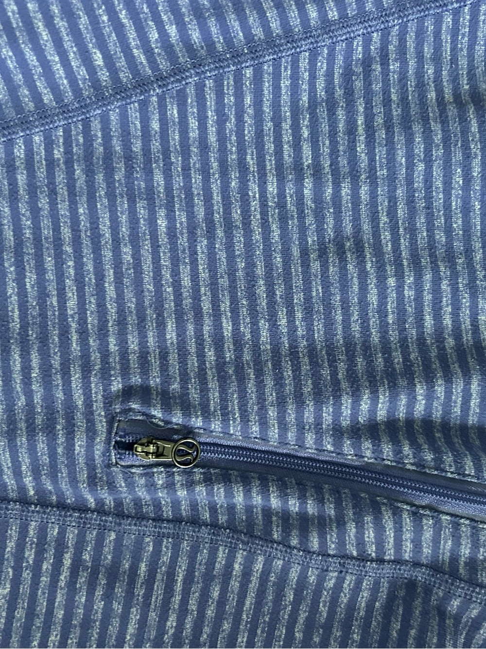 lululemon athletica Purple Striped Half-Zip Pullover - Picture 6 of 6